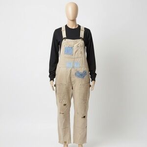 Vintage Carhartt mens work overall size fits L, XL(lots of stains and wear)